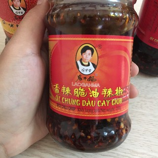  (M877) ỚT CHƯNG DẦU LAOGANMA mah  Sbán nốt nghỉ