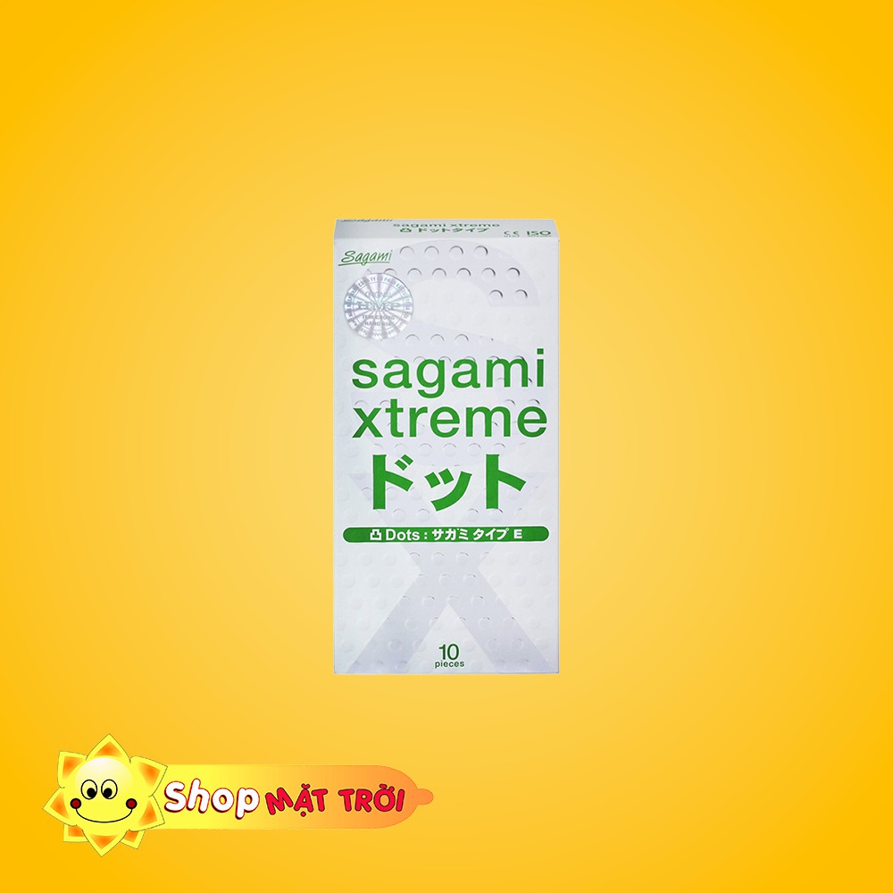 [bao cao su vip] Bao cao su Gân gai Sagami Extreme White Hộp 10 cái