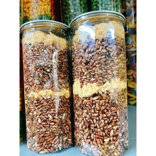 Gạo lứt rong biển mix chà bông siêu ngon, đồ ăn vặt Poppy, hũ pet 300gr