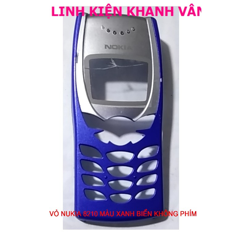 VỎ NOKIA 8210 MÀU XANH BIỂN KHÔNG PHÍM