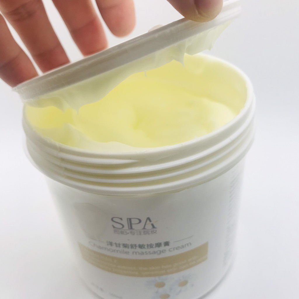 Kem massage hoa hồng, hoa cúc, tinh khiết massage mặt spa mềm mịn không kích ứng