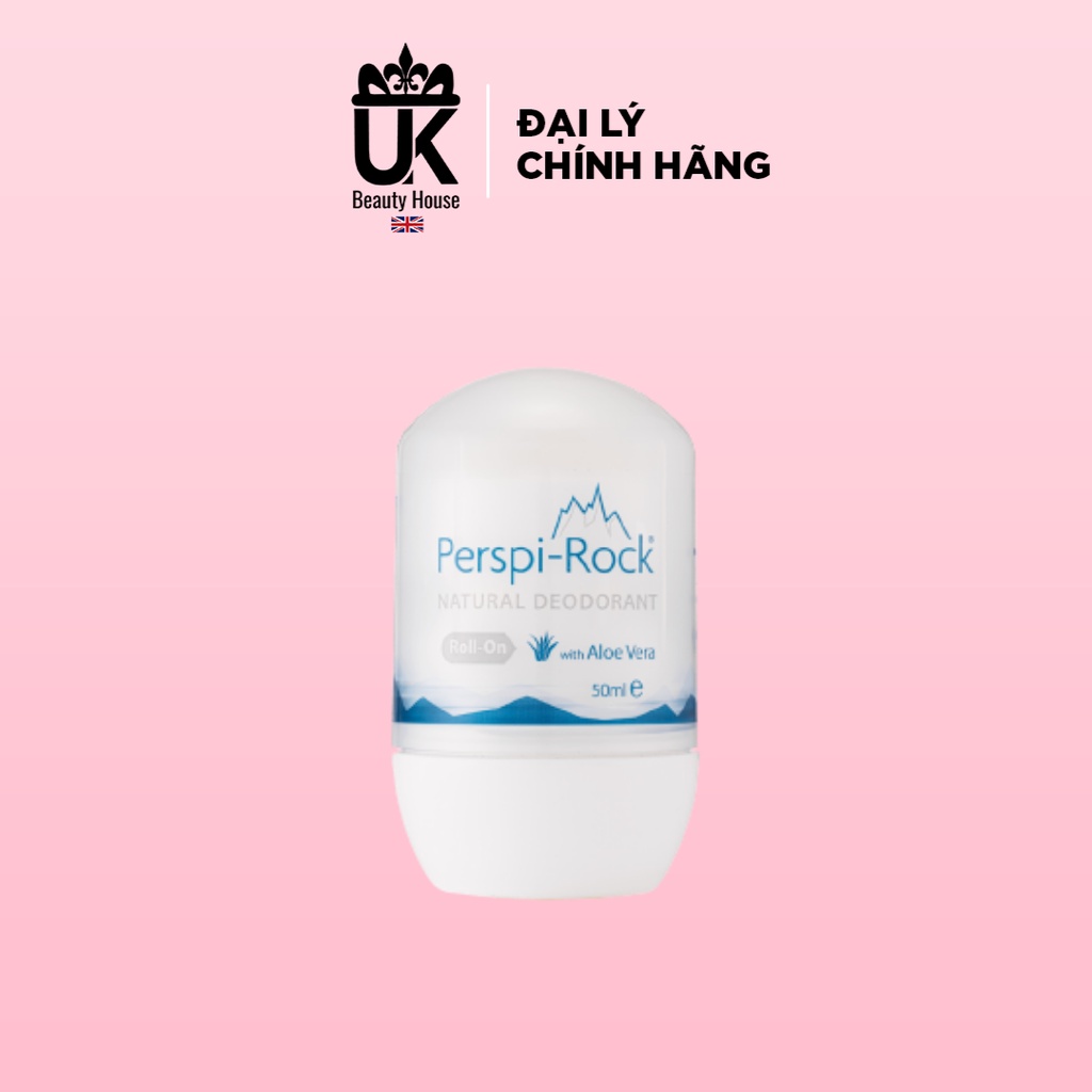 Lăn khử mùi từ thiên nhiên Perspi-Rock Natural Deodorant Roll On 50ml