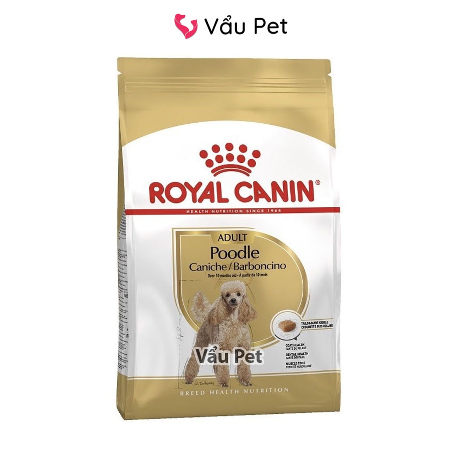 Thức ăn cho chó Royal Canin Poodle 500g - Hạt cho chó poodle, chó con, chó lớn Vẩu Pet Shop