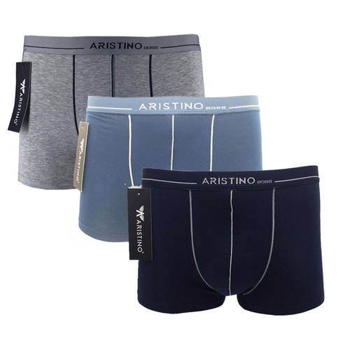 Quần Sịp Nam Aristino 👖 𝑩𝑨́𝑵 𝑳𝑶̂̃ 𝑳𝑨̂́𝒀 5*👖 dáng boxer, Thiết kế basic, Chất liệu Cotton từ sợi bông thiên nhiên