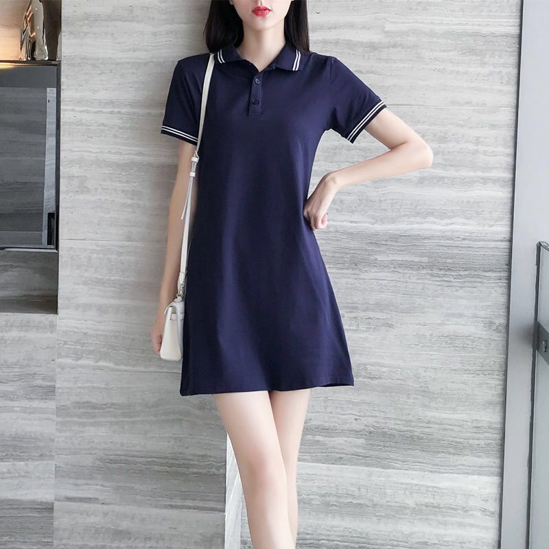 Đầm Thể Thao Cổ POLO Thiết Kế Mới Thời Trang Dành Cho Mùa Hè