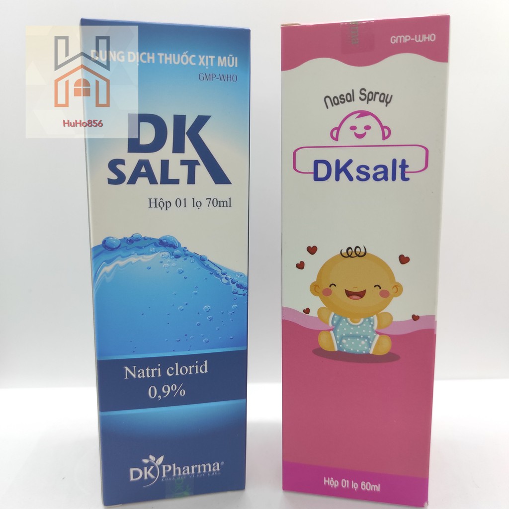 [CHÍNH HÃNG] Dung dịch vệ sinh mũi DKSALT người lớn và trẻ em