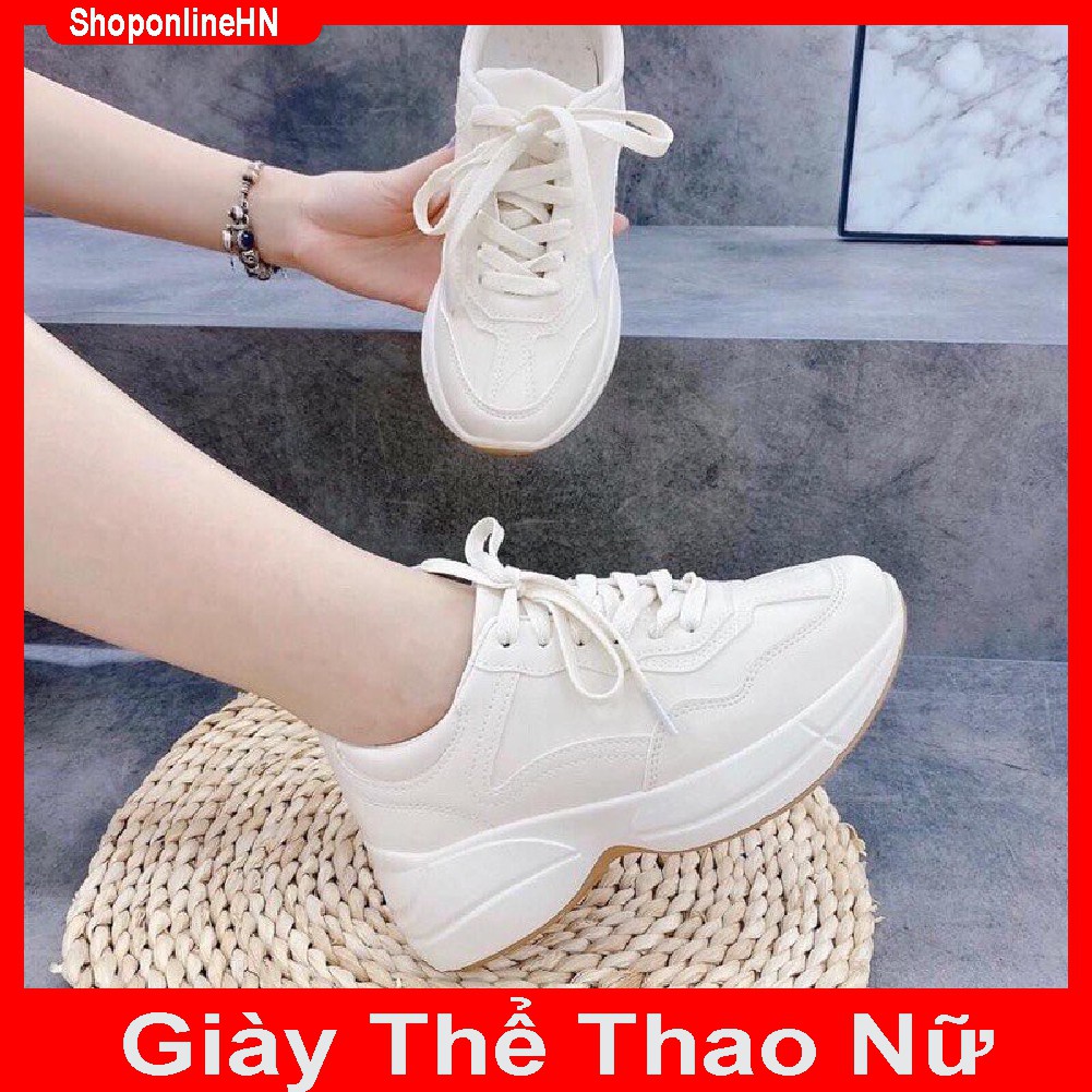 Giày Nữ_ Giày thể thao Ulzzang Nữ Đế Nâu Chống Trơn Chượt | BigBuy360 - bigbuy360.vn