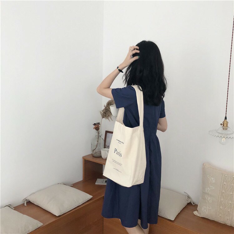 (Freeship từ 50k)Túi tote vintage 'Paris'