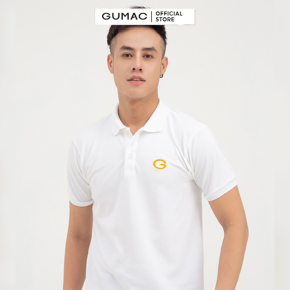 [Mã WABRGD12 giảm 10% đơn 250K] Áo thun polo nam thêu chữ G GUMAC form cơ bản, lịch lãm ATNB810 | BigBuy360 - bigbuy360.vn
