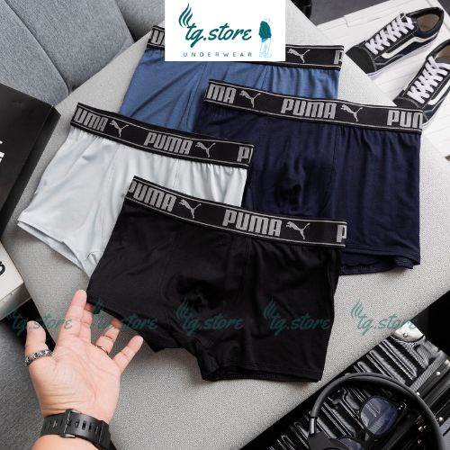 Quần Sịp Boxer Cotton Cao Cấp Xuất Khẩu Combo 4 Cái PM-CB4, Quần Xì Nam Cao Cấp Co Giãn 4 Chiều Kháng Khuẩn Tốt.