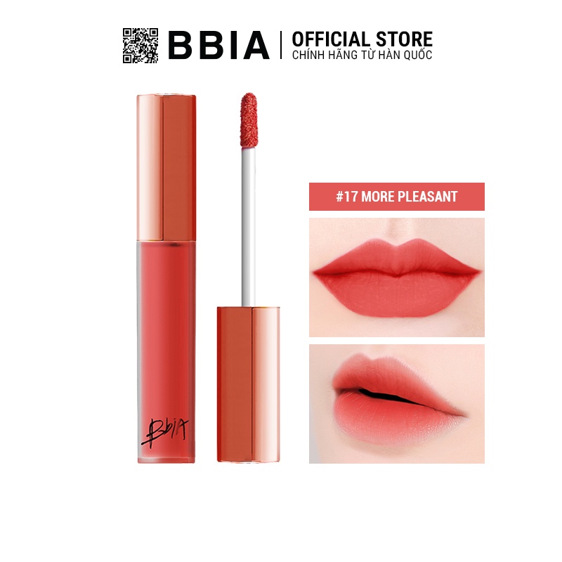 Son Kem Lì Bbia Last Velvet Lip Tint Version 4 (5 màu) 5g Bbia Official Store