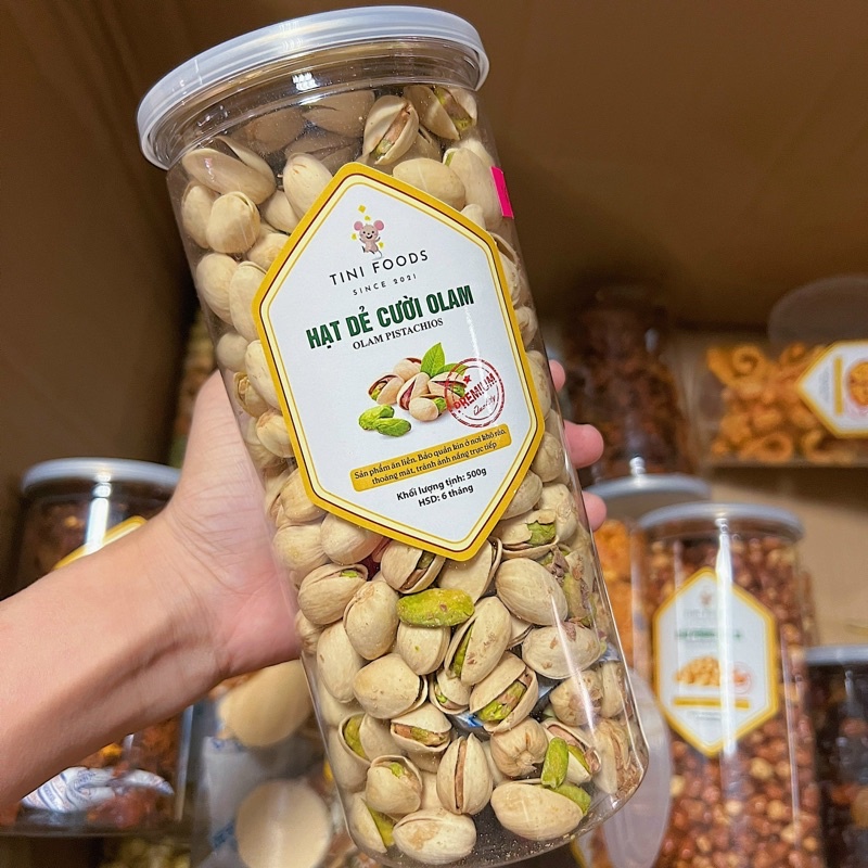 Hạt Dẻ Cười Olam Mỹ Loại 1 - Hàng Chuẩn VSATTP (Lon 500g)