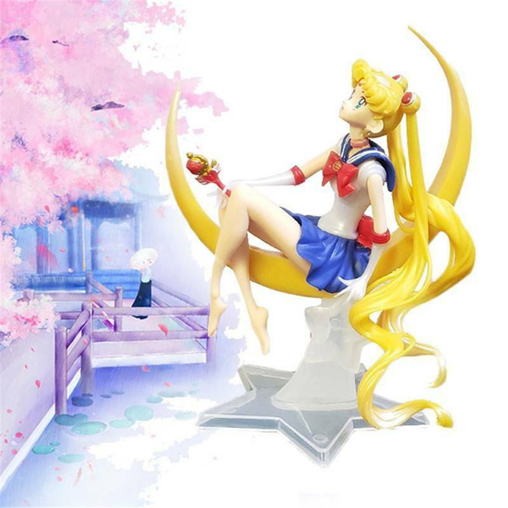 SAILOR MOON Mô Hình Nhân Vật Thủy Thủ Mặt Trăng Trang Trí