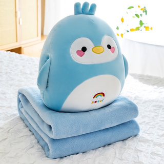 GẤU BÔNG CÓ MỀN 3in1 CHIM CÁNH CỤT XANH