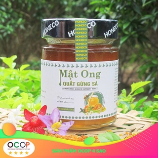 Mật ong Quất Gừng Sả Honeco hỗ trợ làm dịu cơn ho, tăng cường sức đề kháng