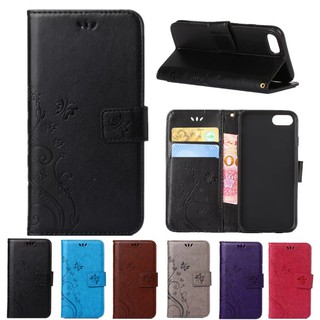 For Apple iPhone 6/6s 4.7" Butterfly Flower Leather Wallet Flip Stand Case