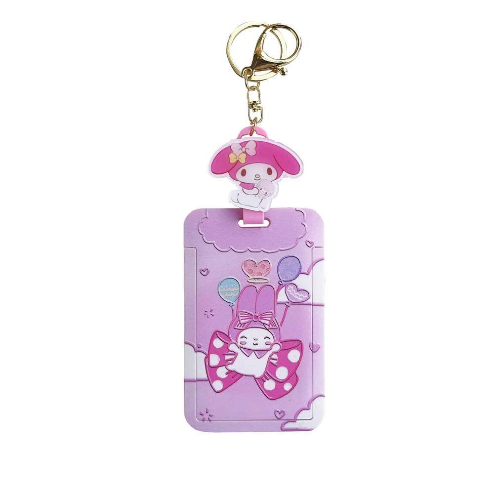 CLEOES Móc Khóa Đựng Thẻ ID / Thẻ ID / Thẻ ID Hình Mèo / Thỏ / Minnie Kuromi Hoạt