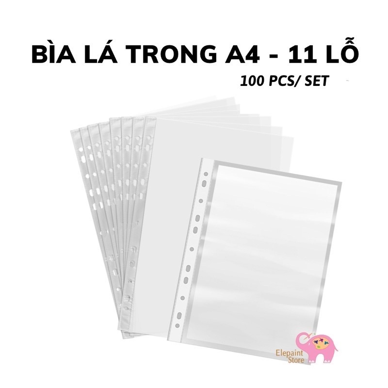 Sơ mi lỗ (nẹp lá trong) A4