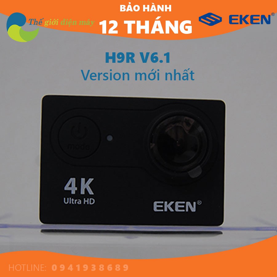 Camera thể thao, camera hành trình Eken H9R(có remote) version 8.1, bảo hành 12 tháng tặng filter đỏ và tripod bạch tuộc