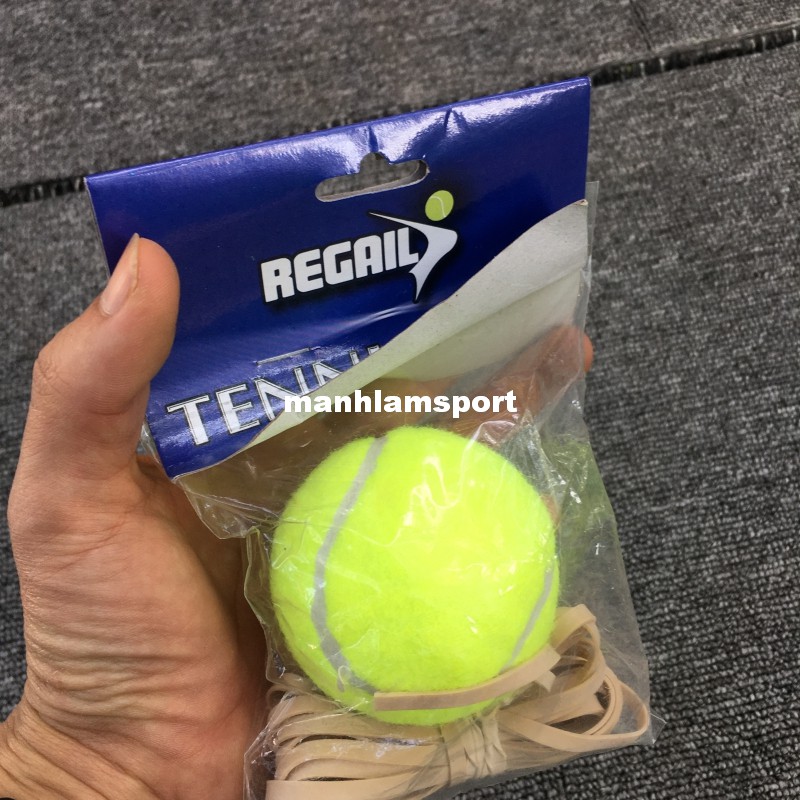 Bóng tennis có dây co giãn luyện đánh tennis Regail bh1 năm