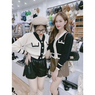 Áo cadigan len cúc ngọc hot hit