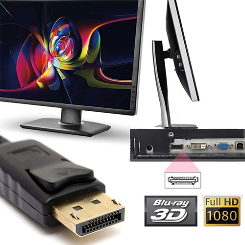 Dây Cáp Chuyển Đổi Đầu Dp Sang Hdmi-Compatible Cho Pc Hp / Dell