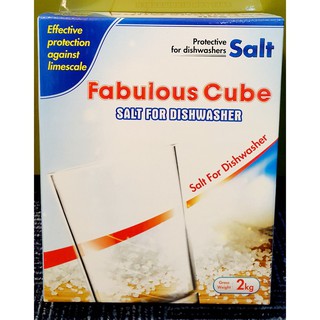 Muối rửa bát Fabulous Cube CHUYÊN DÙNG CHO MÁY HỘP 2 KG