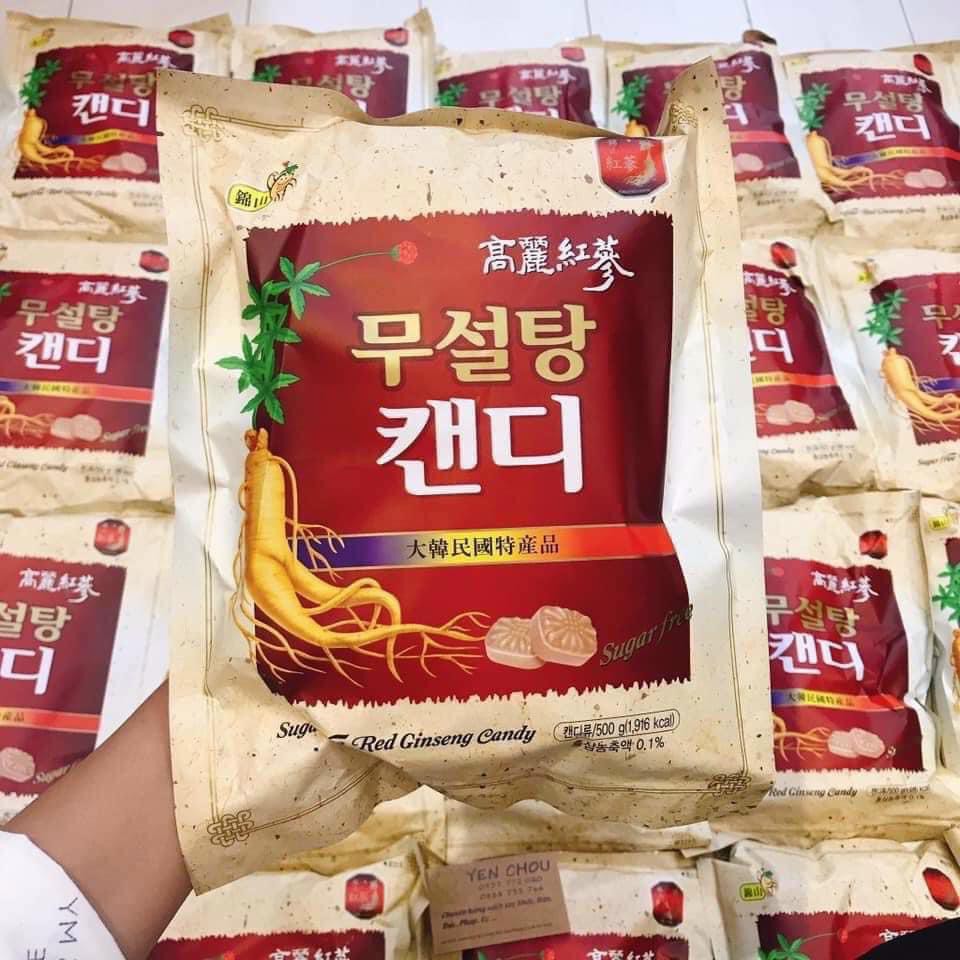 Kẹo Sâm Không Đường Hàn Quốc Gói 500gr