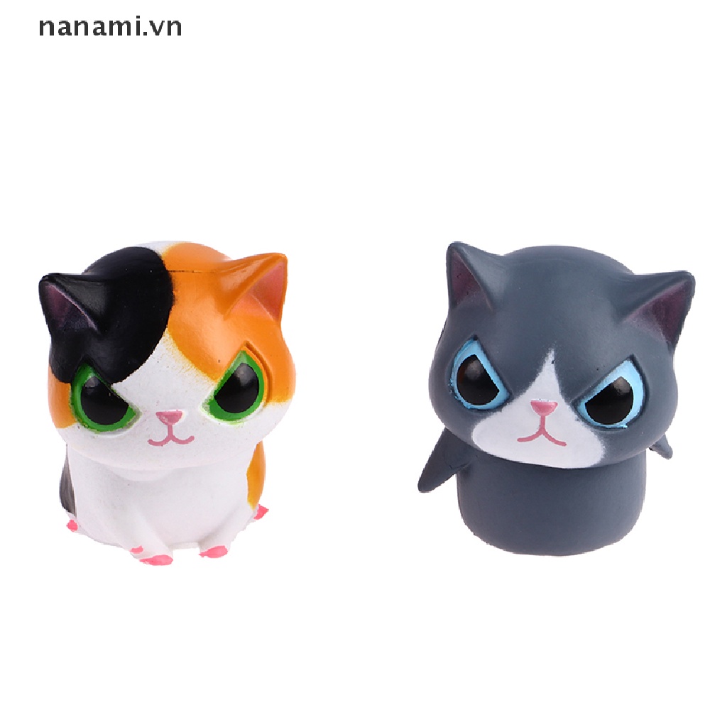 Mô Hình Mèo Nhiều Màu Sắc Sáng Tạo Trang Trí Tiểu Cảnh Sân Vườn Thu Nhỏ