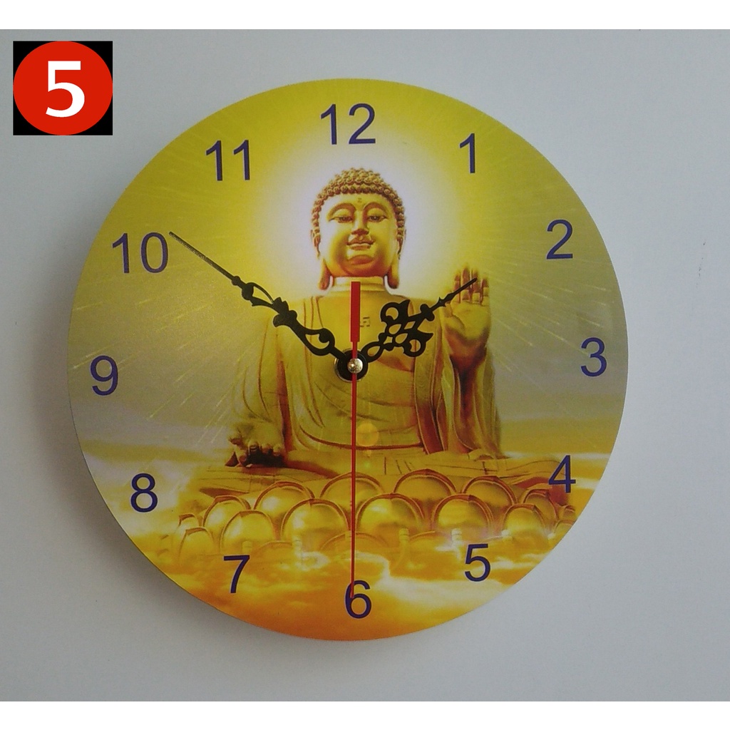 Đồng hồ treo tường hình phật