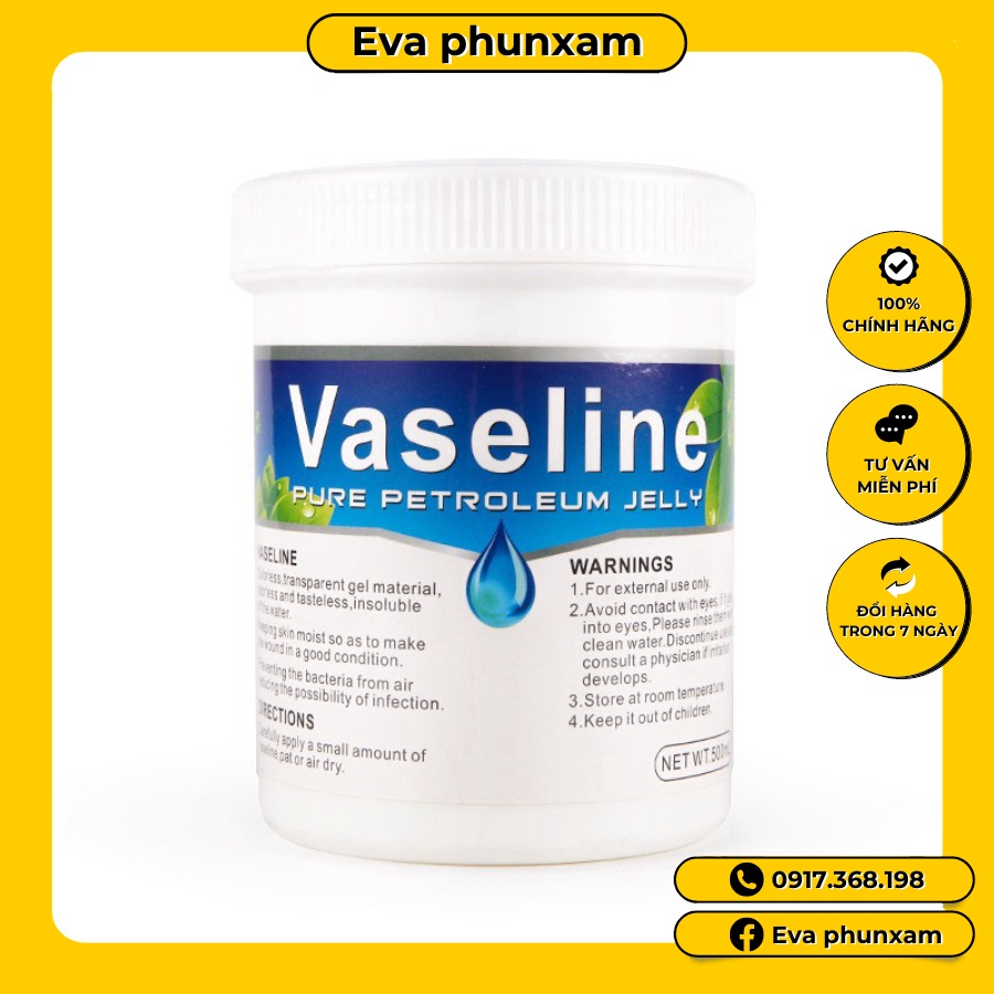 Hũ vaseline (500g) Dùng trong phun xăm