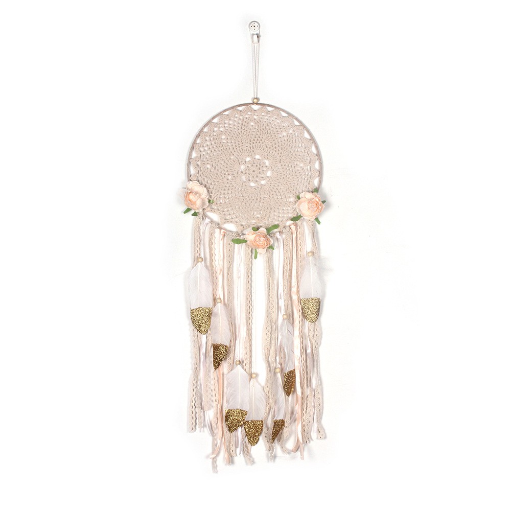 Mới Dreamcatcher Lông Vũ Handmade Đơn Giản Theo Phong Cách Mùa Xuân