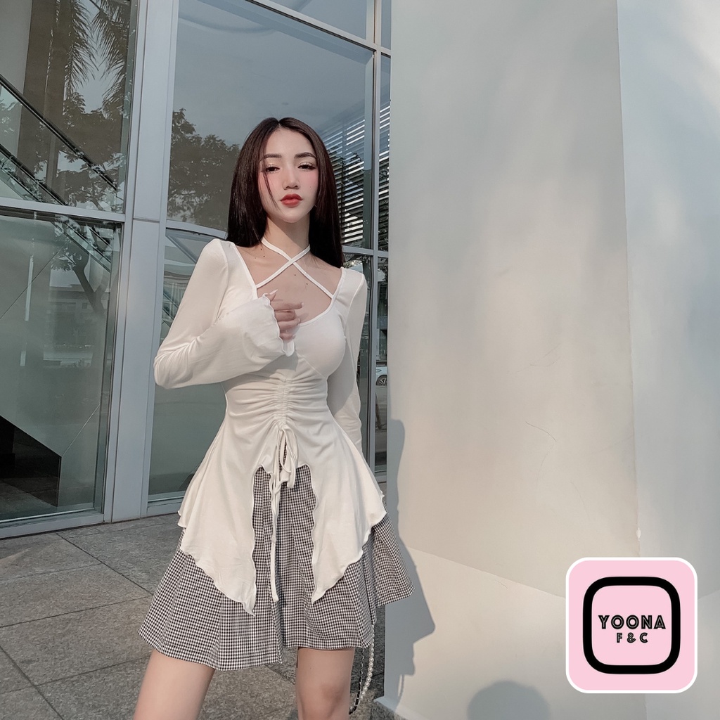Áo TD Rút Xoè 3216 Thiết Kế Độc Đáo Phong Cách Tiểu Thư Sang Chảnh Chất Liệu Cao Cấp