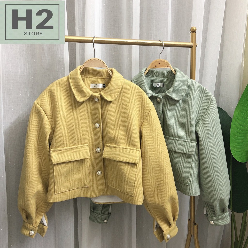 Sét Áo Dạ Nữ Kèm Chân Váy Chữ A Thiết Kế H2  | BigBuy360 - bigbuy360.vn