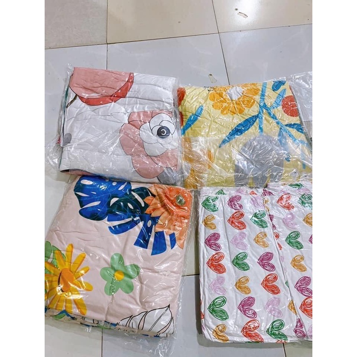 Chăn hè đũi cotton ZA RA  3 lớp cho gia đình (2m x 2m3) - Nhiều mẫu