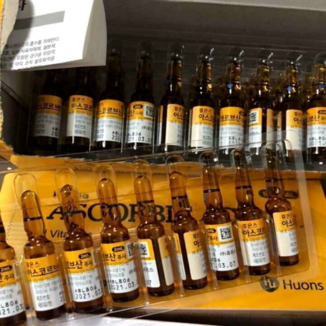 Vỉ Vitamin C míc với phấn,tảo,hồng sâm | BigBuy360 - bigbuy360.vn