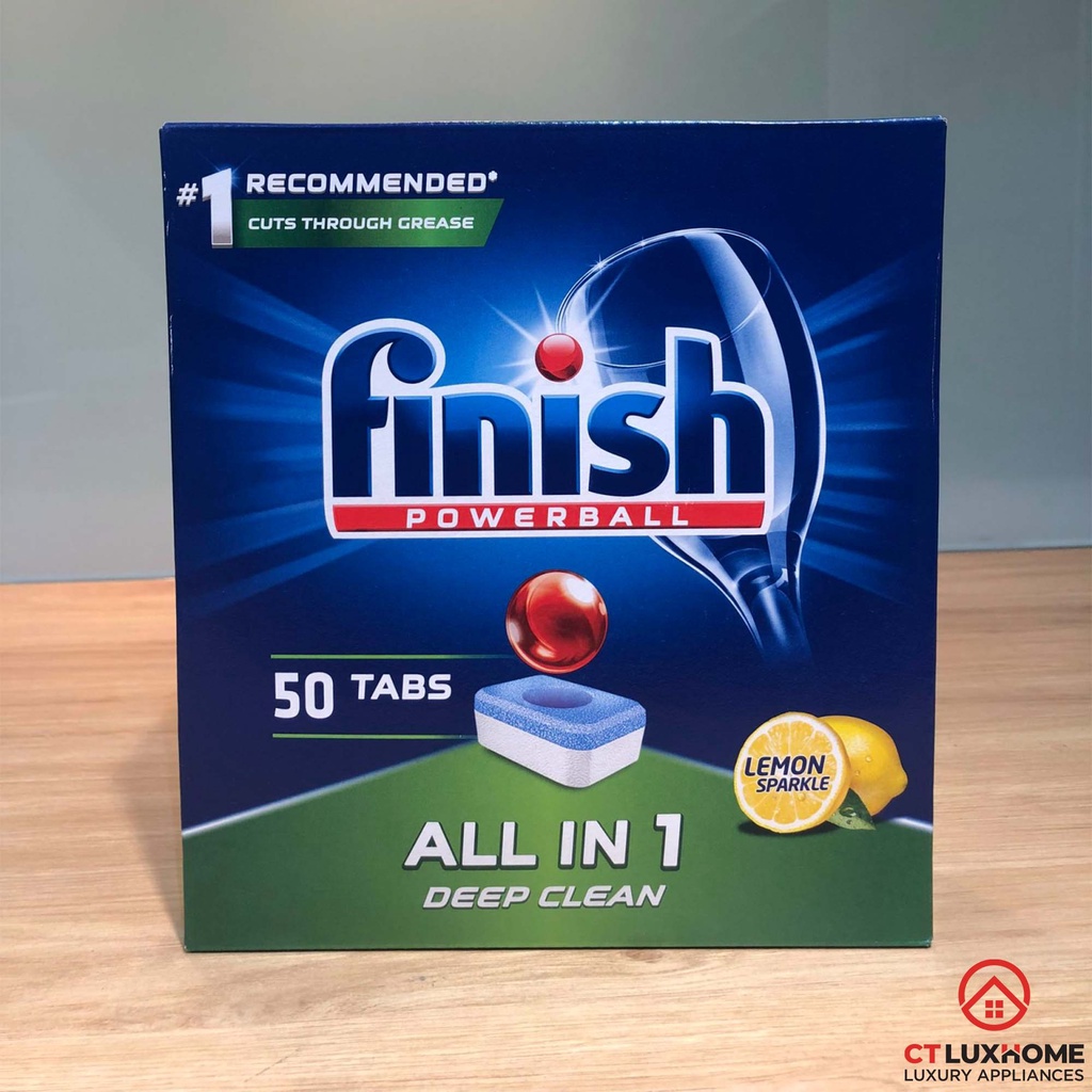 Viên rửa chén bát Finish All In One loại 50 viên, 80 viên, 90 viên, 100 viên, 120 viên  - Hàng chính hãng