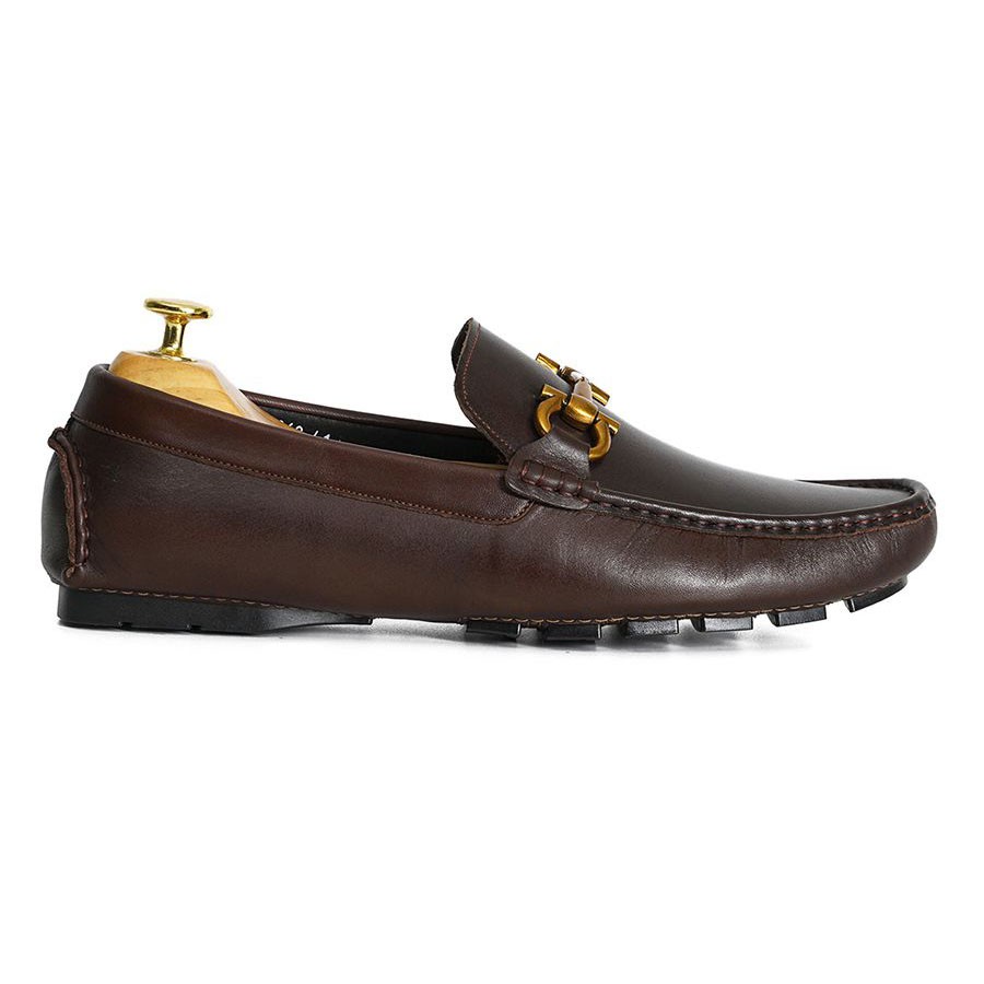 Giày Lười Nam LAFORCE Bit Loafer Màu Nâu GNLA8868-N Tặng Tất UNIQLO Cao Cấp