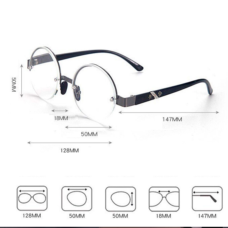 Kính Đọc Sách Tròng Pha Lê HD Chống Trầy Chống Mệt Mỏi Cho Nam