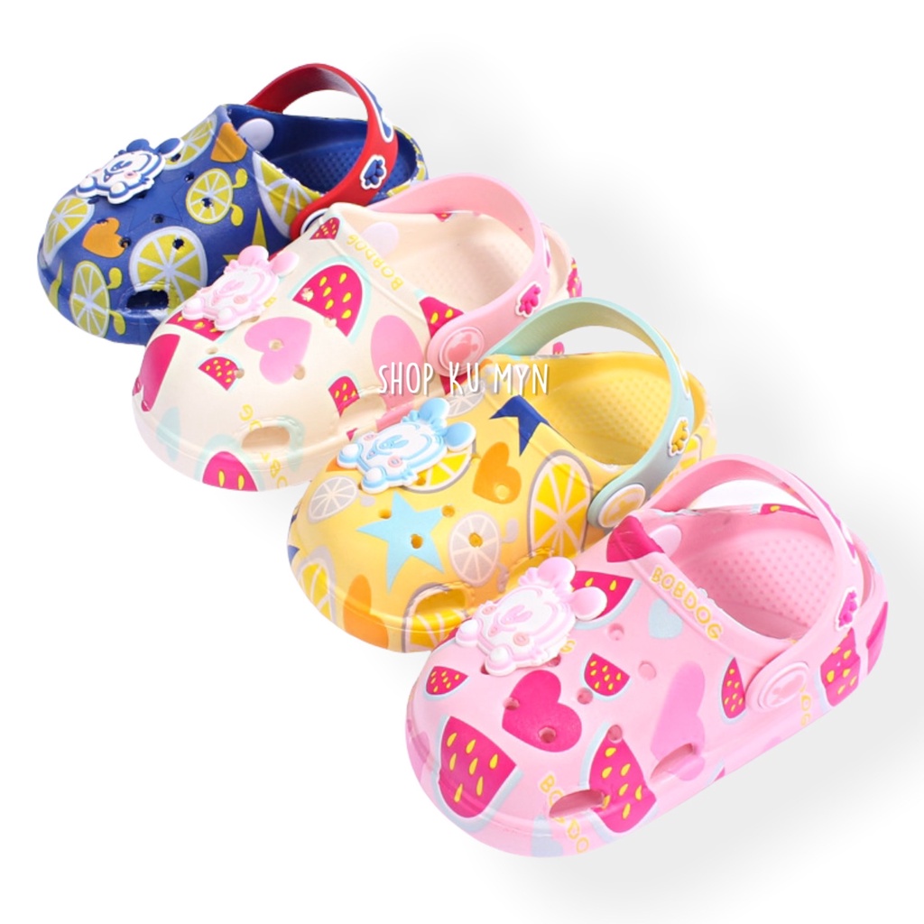 Dép cho bé Bobdog, sục cross cho bé trai bé gái siêu nhẹ chống trơn trượt chính hãng BD02