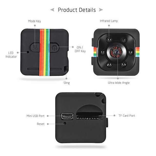 Camera siêu nhỏ full HD SQ11 | BigBuy360 - bigbuy360.vn