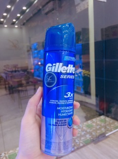 [Hàng Mỹ] Bọt Cạo Râu Gillette Series 3x - 198g