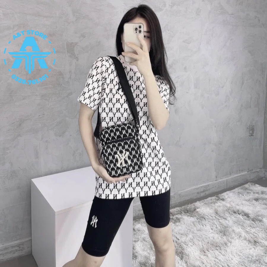 Túi Đeo Chéo MLB NY Vintage Đen Mini Bag Black Full Tag Code