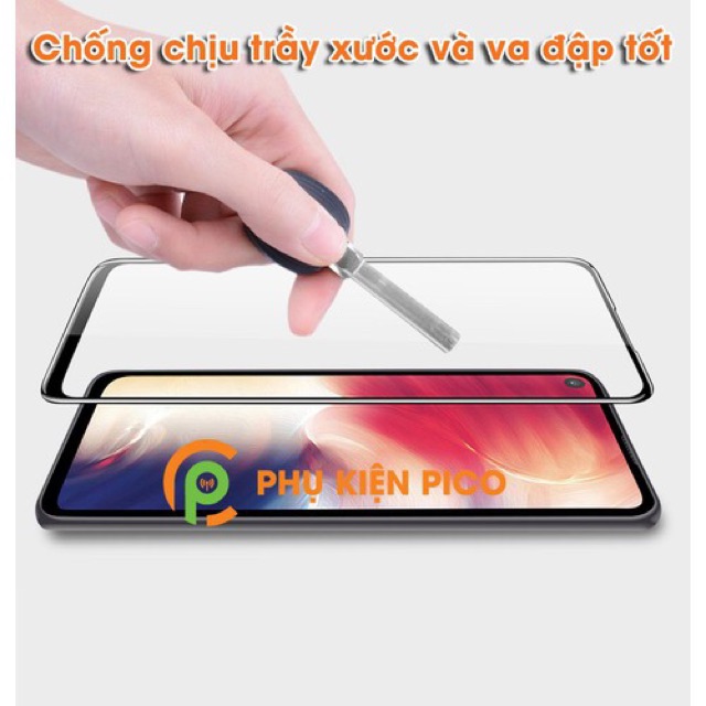Bộ 2 kính cường lực Full màn ,Bóng đẹp sam sung A8S