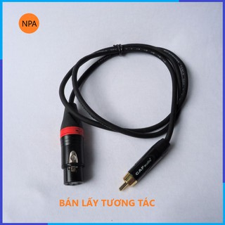 Dây tín hiệu canon - AV loại tốt - dây 0.8m - giá 1 sợi