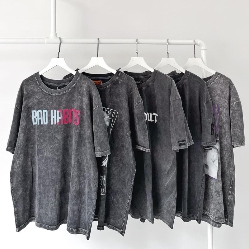 Áo thun tay lỡ Miss out form rộng ullzang unisex nam nữ [ Ảnh thật ] 2t.clothes