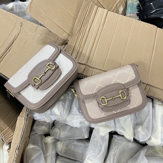 Túi ô trám chéo dây da cúc bấm size 20 hàng loại đẹp q.c