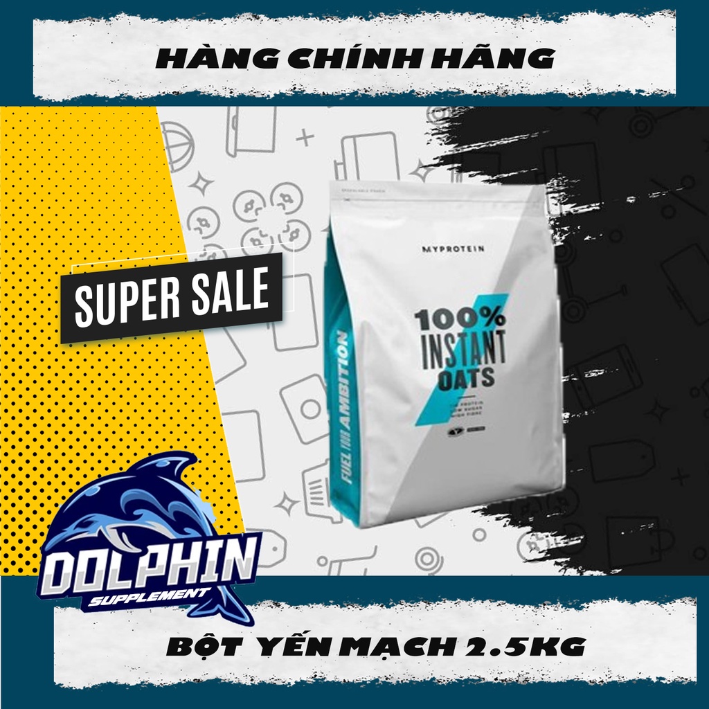 [BÁN SỈ] Instant Oats - Bột Yến Mạch 2.5kg