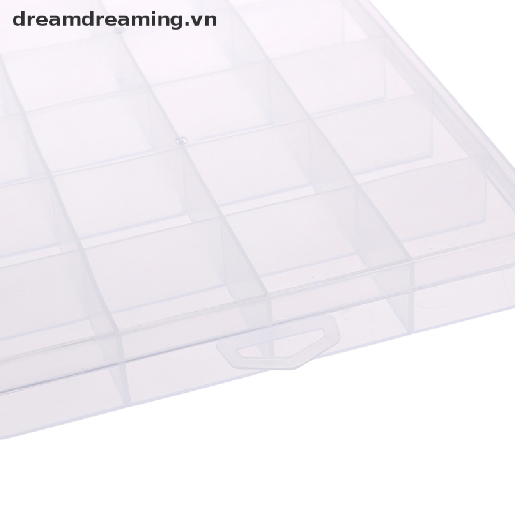 Hộp Nhựa 24 Ngăn Đựng Trang Sức Tiện Dụng