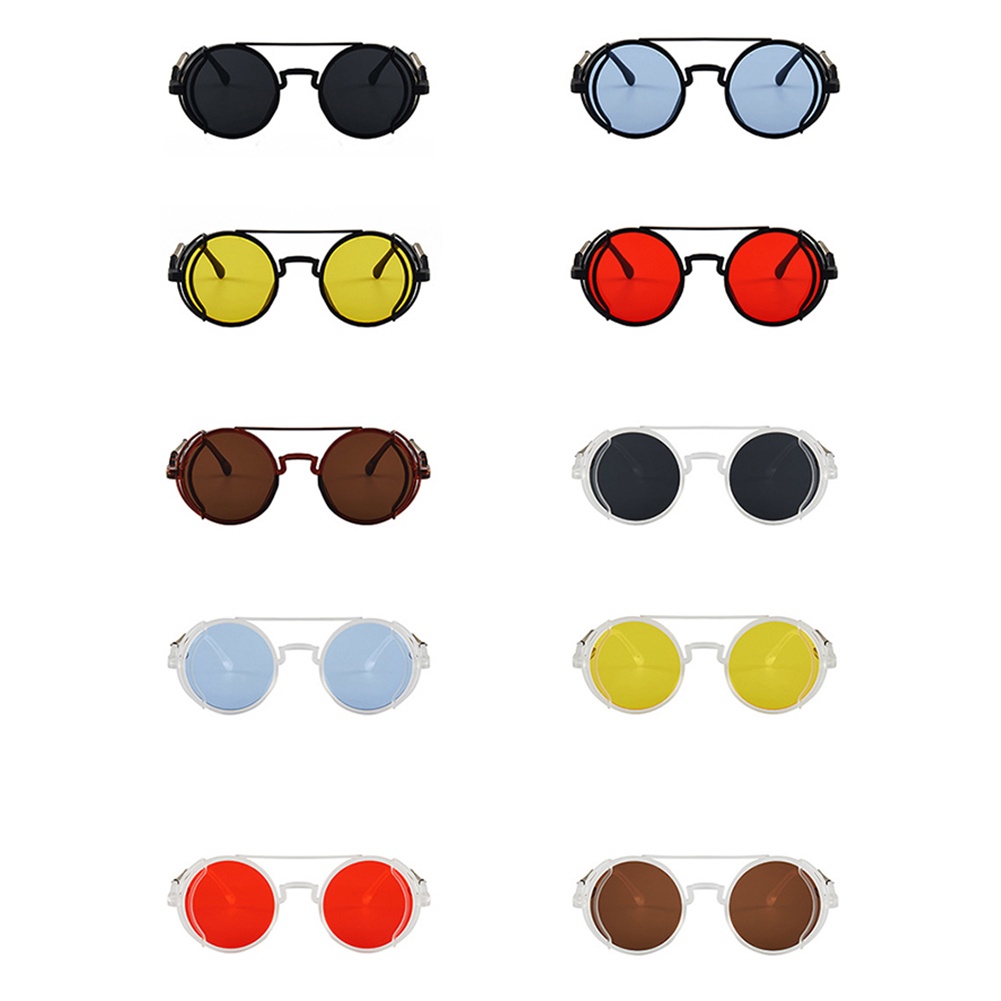 Kính Mát Gọng Tròn Phong Cách Retro Thời Trang Mới Cho Nam Nữ